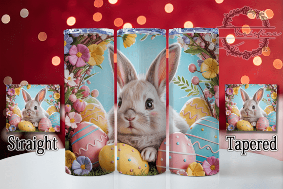 3D Easter Rabbit Tumbler Design for Creative Drinkware Projects