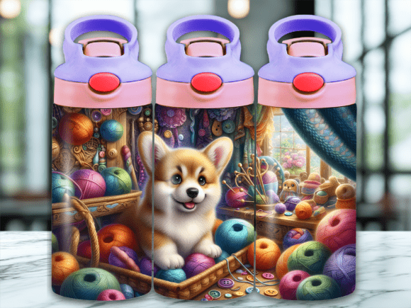 3D French Bulldog Flip Top Kids Tumbler: A Creative Digital Design for Modern Parenting and Entrepreneurial Opportunities
