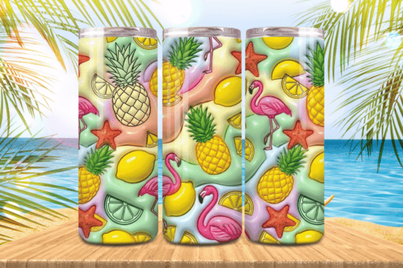 3D Puff Summer Elements Tumbler Wrap: A Strategic Design Tool for Creative Entrepreneurs