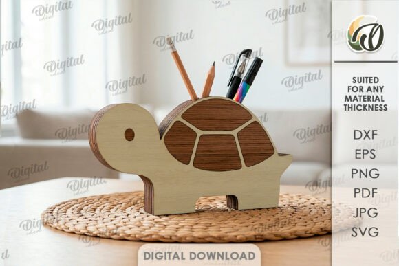 3D Turtle Stand Organizer Laser Cut: A Digital Design Revolution for Modern Creatives