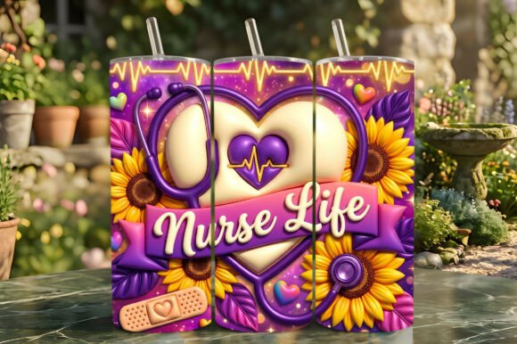Evaluating the 3D Nurse Life Sunflower Tumbler Wrap for Custom Drinkware