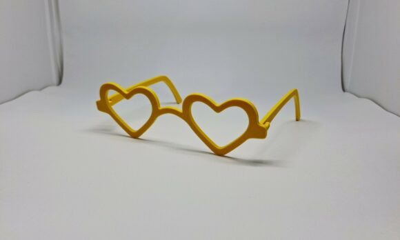 Heart Glasses Cute 3D Printable Eyewear: A Stylish Accessory for Makers and Creatives