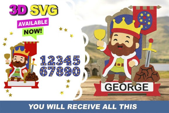 King Cake Topper 3D SVG: Elevating Your Mardi Gras Celebrations