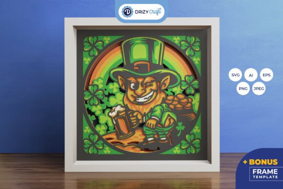 Lucky Little Rascal St Patricks 3D SVG: A Creative Journey into Layered Paper Craft