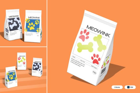 Pet Food Bag 3D Mockup Evaluation Guide